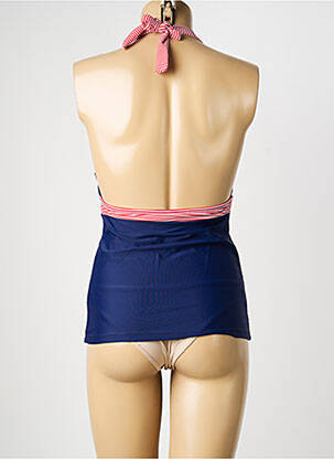 Top de baie elasticitate albastru SASSA femeie