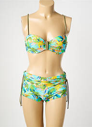 Costum de baie din două piese cu armatură verde SUN PROJECT femeie
