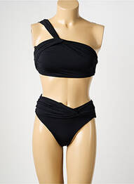 Costum de baie din două piese top bentiță top bentiță negru ADMAS femeie