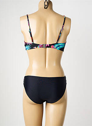 Costum de baie din două piese top bentiță top bentiță negru SUN PROJECT femeie