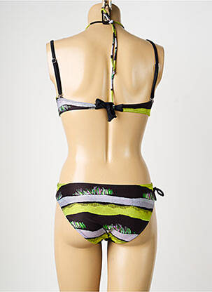 Costum de baie din două piese top sutien modelat top sutien modelat negru MISS CARAÏBES femeie