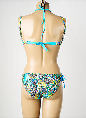 Costum de baie din două piese top sutien modelat top sutien modelat albastru MISS CARAÏBES femeie