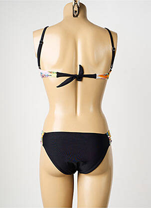 Costum de baie din două piese top sutien modelat top sutien modelat negru MISS CARAÏBES femeie