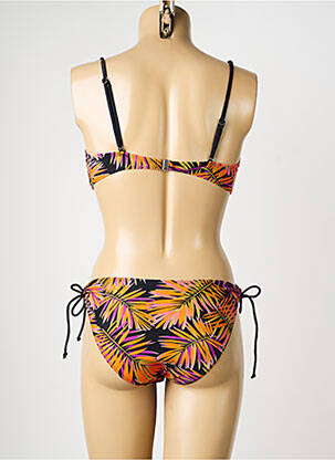 Costum de baie din două piese top sutien modelat top sutien modelat negru SUN PROJECT femeie