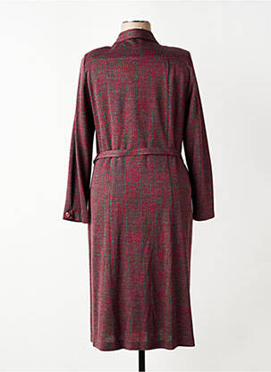 Rochie midi mâneci lungi mâneci lungi roșu FRANCE RIVOIRE femeie