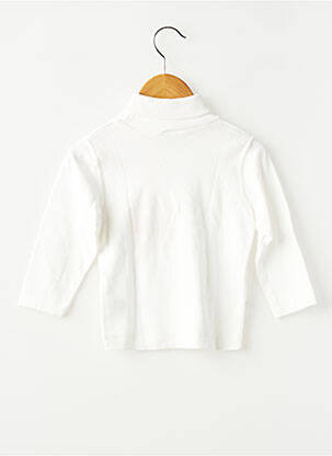 Maletă mâneci lungi mâneci lungi alb PETIT BATEAU copil
