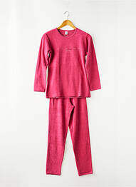 Pijama tip de tricou roz PETIT BATEAU fată