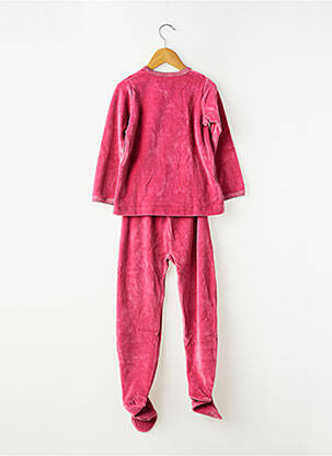 Pijama croială dreaptă roz PETIT BATEAU fată