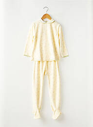 Pijama imprimeu fantezie galben PETIT BATEAU fată