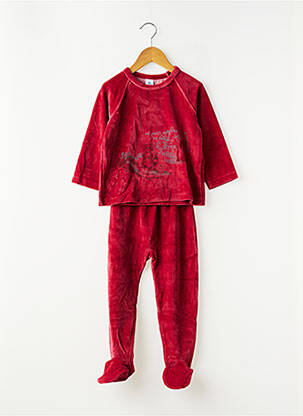 Pijama mâneci lungi roșu PETIT BATEAU băiat