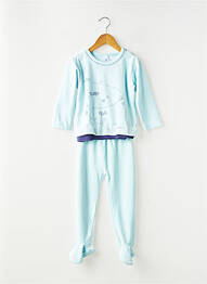 Pijama guler rotund albastru PETIT BATEAU băiat