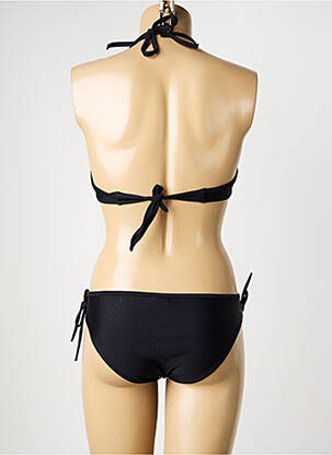 Costum de baie din două piese top sutien modelat top sutien modelat negru PLATJA femeie