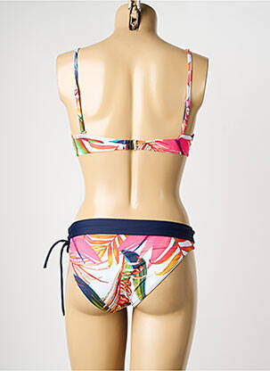 Costum de baie din două piese top sutien modelat top sutien modelat roz MISS CARAÏBES femeie