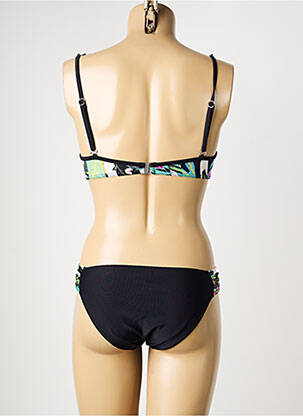 Costum de baie din două piese top sutien modelat top sutien modelat negru MISS CARAÏBES femeie