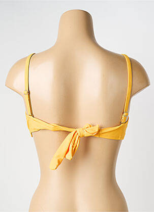 Sutien de costum de baie elasticitate top sutien modelat galben ESCORT femeie