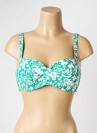 Sutien de costum de baie elasticitate top sutien modelat verde ESCORT femeie