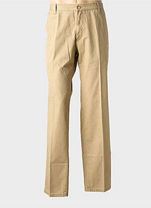 Pantalon chino țesătură poplin mărime normală bej NEW MAN bărbat