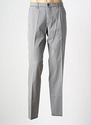 Pantalon chino țesătură poplin talie joasă gri NEW MAN bărbat