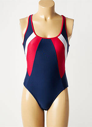 Costum de baie dintr-o singură piesă top sutien tip racerback top sutien tip racerback albastru ECUME femeie