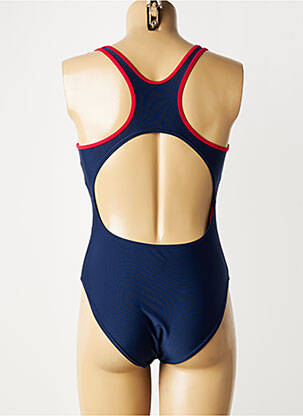 Costum de baie dintr-o singură piesă top sutien tip racerback top sutien tip racerback albastru ECUME femeie