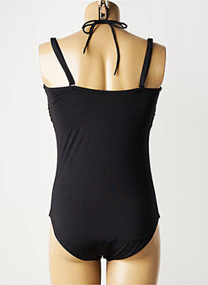 Costum de baie dintr-o singură piesă efect material satinat top triunghiuri negru TRIUMPH femeie