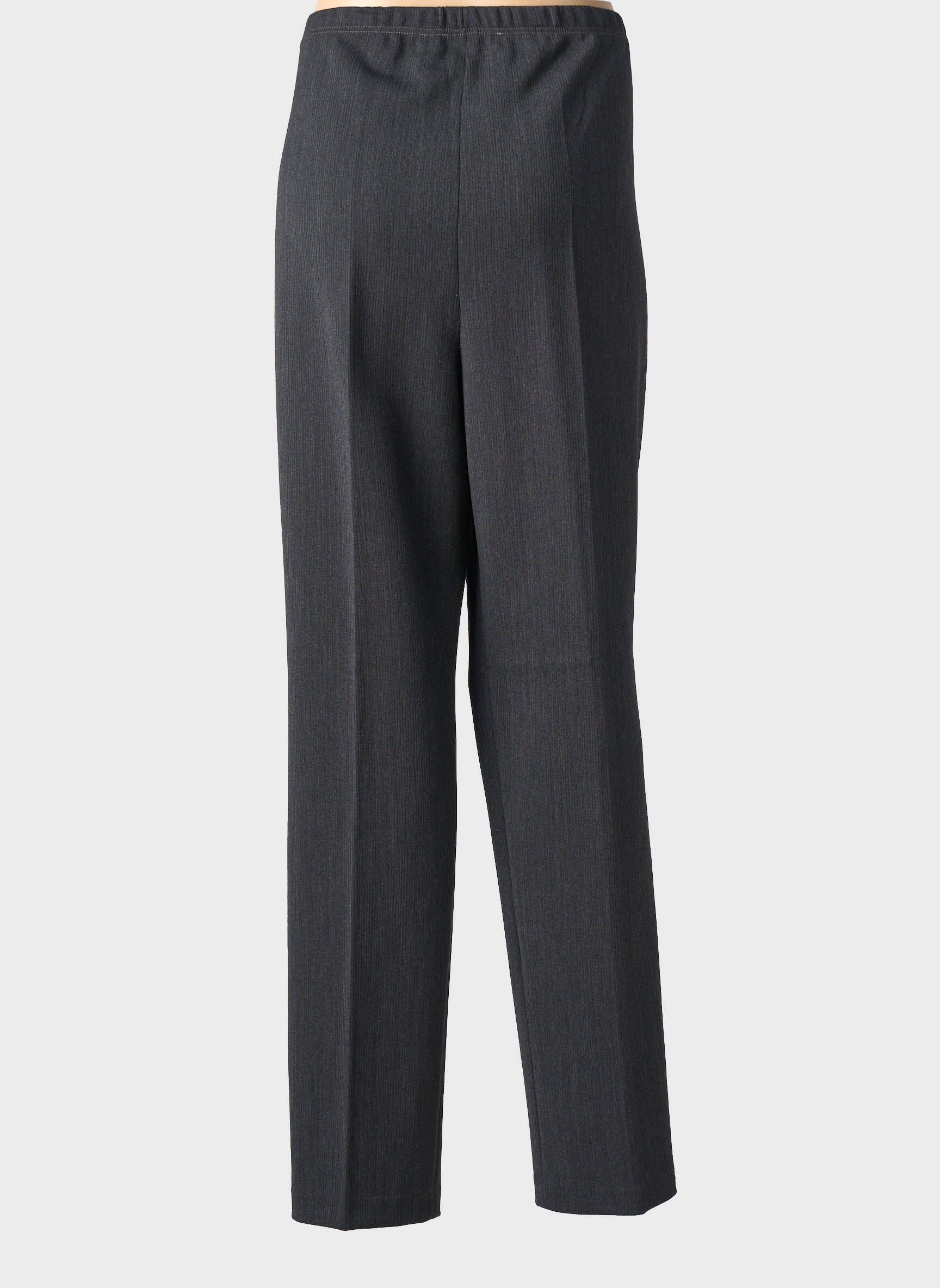 Pantalon drept talie elastică mărime normală gri GUY DUBOUIS femeie