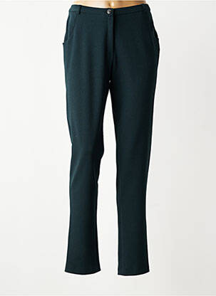 Pantalon chino închidere cu fermoar sub clapetă cu nasturi mărime normală verde MERI & ESCA femeie