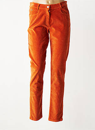 Pantalon slim elasticitate mărime normală portocaliu GREGORY PAT femeie
