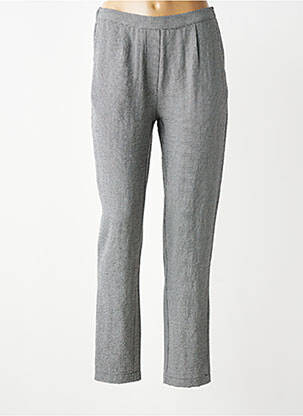 Pantalon slim talie elastică mărime normală negru KOKOMARINA femeie