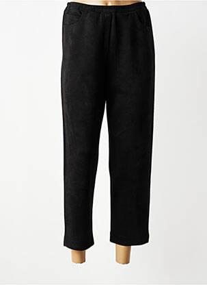 Pantalon 7/8 elasticitate mărime normală negru FRANCK ANNA femeie