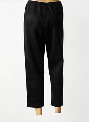 Pantalon 7/8 elasticitate mărime normală negru FRANCK ANNA femeie