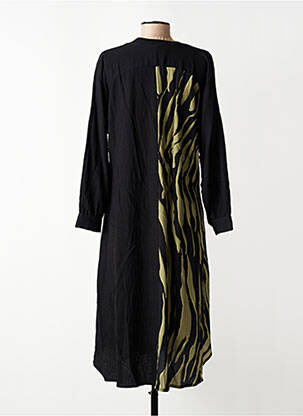Rochie midi mâneci lungi mâneci lungi negru FRANCK ANNA femeie