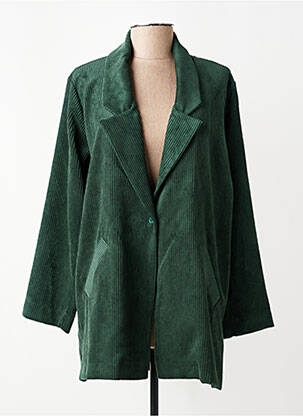 Sacou buzunare verde FRANCK ANNA femeie