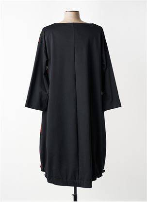 Rochie midi mâneci lungi mâneci lungi negru FRANCK ANNA femeie