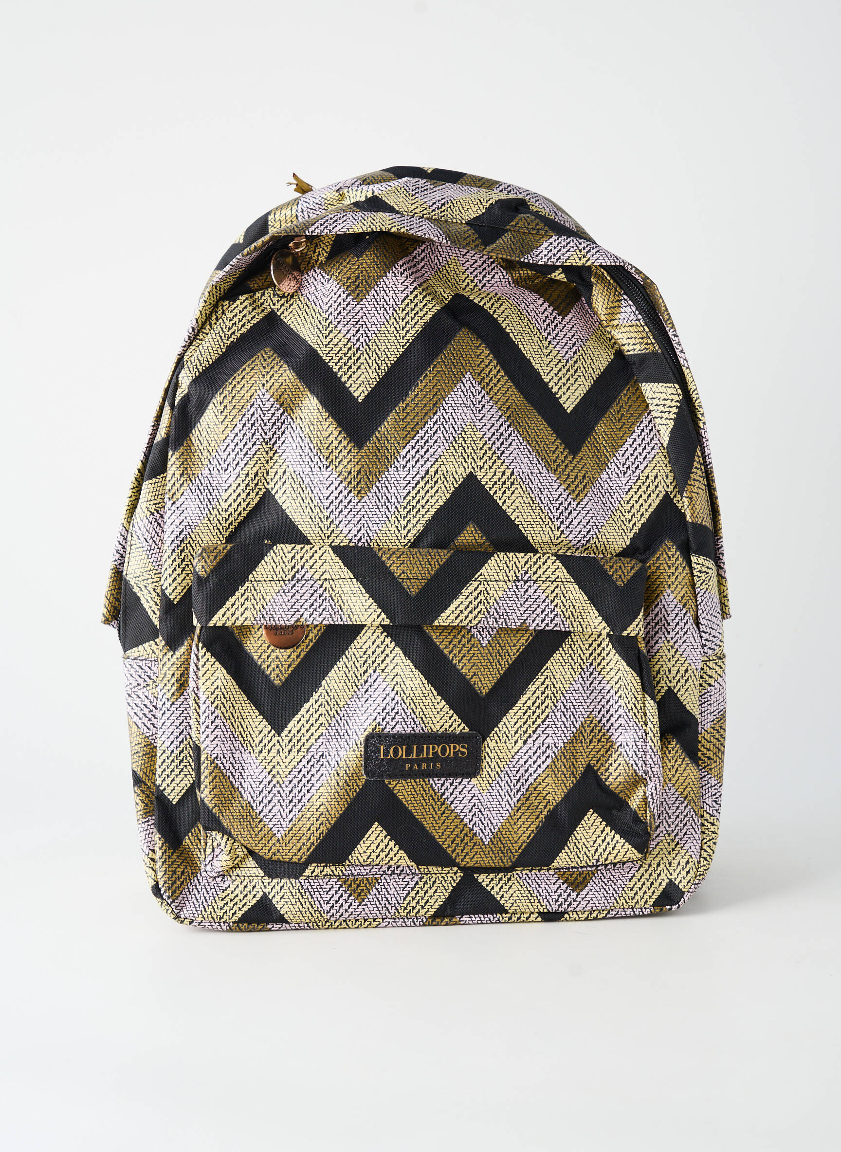Rucsac buzunare auriu LOLLIPOPS fată