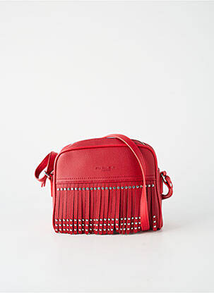 Geantă multibuzunare formă dreptunghiulară roșu FUCHSIA femeie