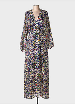 Rochie lungă mâneci lungi mâneci lungi albastru MOLLY BRACKEN femeie