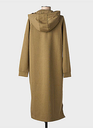 Rochie midi mâneci lungi mâneci lungi verde TIMEZONE femeie