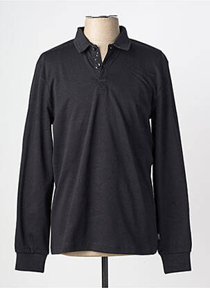 Polo mâneci lungi mâneci lungi negru TBS bărbat