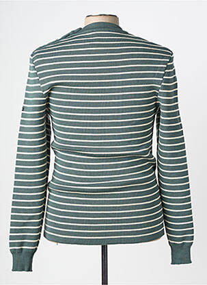 Pulover elasticitate mâneci lungi verde SAINT JAMES bărbat