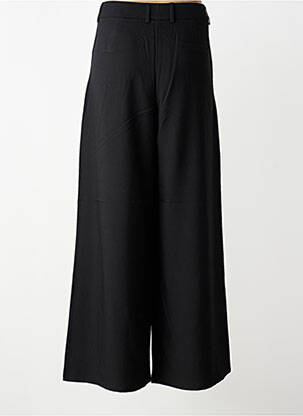 Pantalon larg țesătură crep talie înaltă negru MOLLY BRACKEN femeie