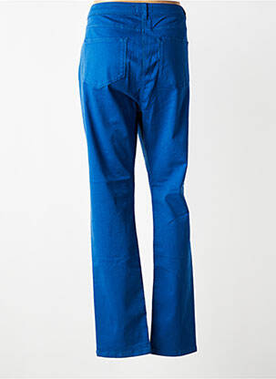 Pantalon slim țesătură poplin mărime normală albastru SAINT JAMES femeie