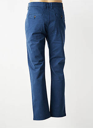 Pantalon chino țesătură poplin mărime normală albastru TBS bărbat