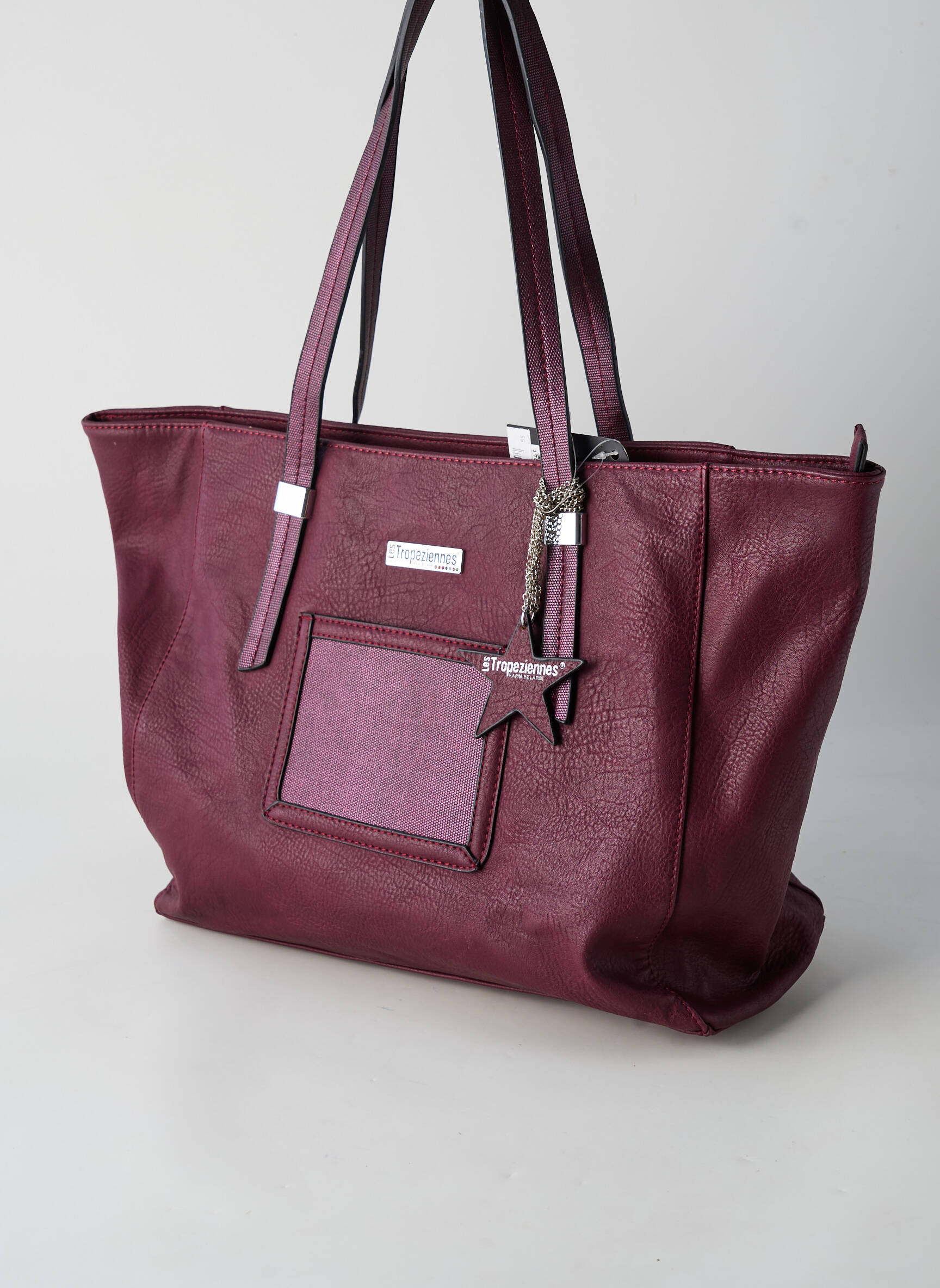 Geantă închidere cu fermoar formă de geantă shopper violet LES TROPEZIENNES PAR M.BELARBI femeie