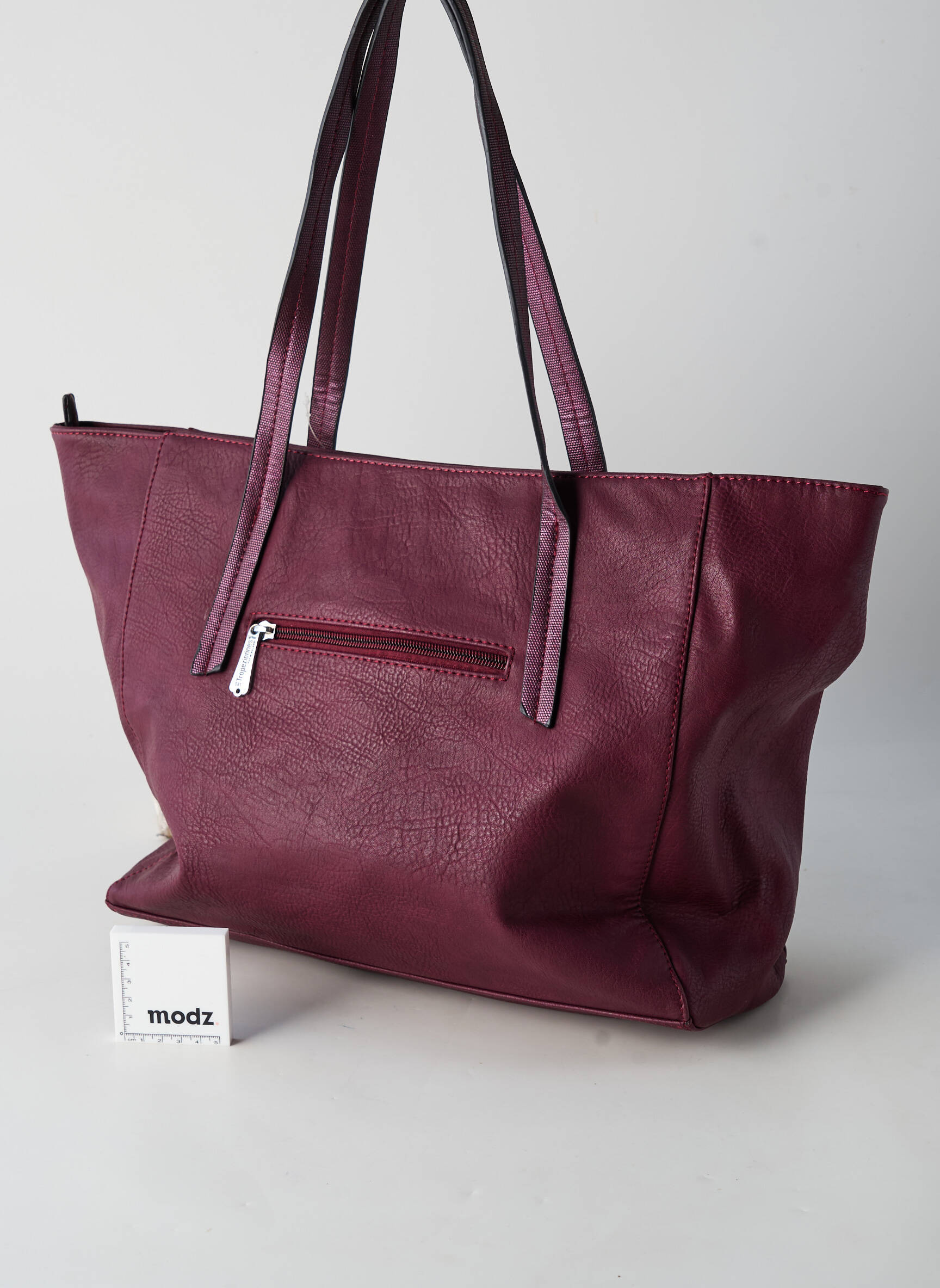 Geantă închidere cu fermoar formă de geantă shopper violet LES TROPEZIENNES PAR M.BELARBI femeie