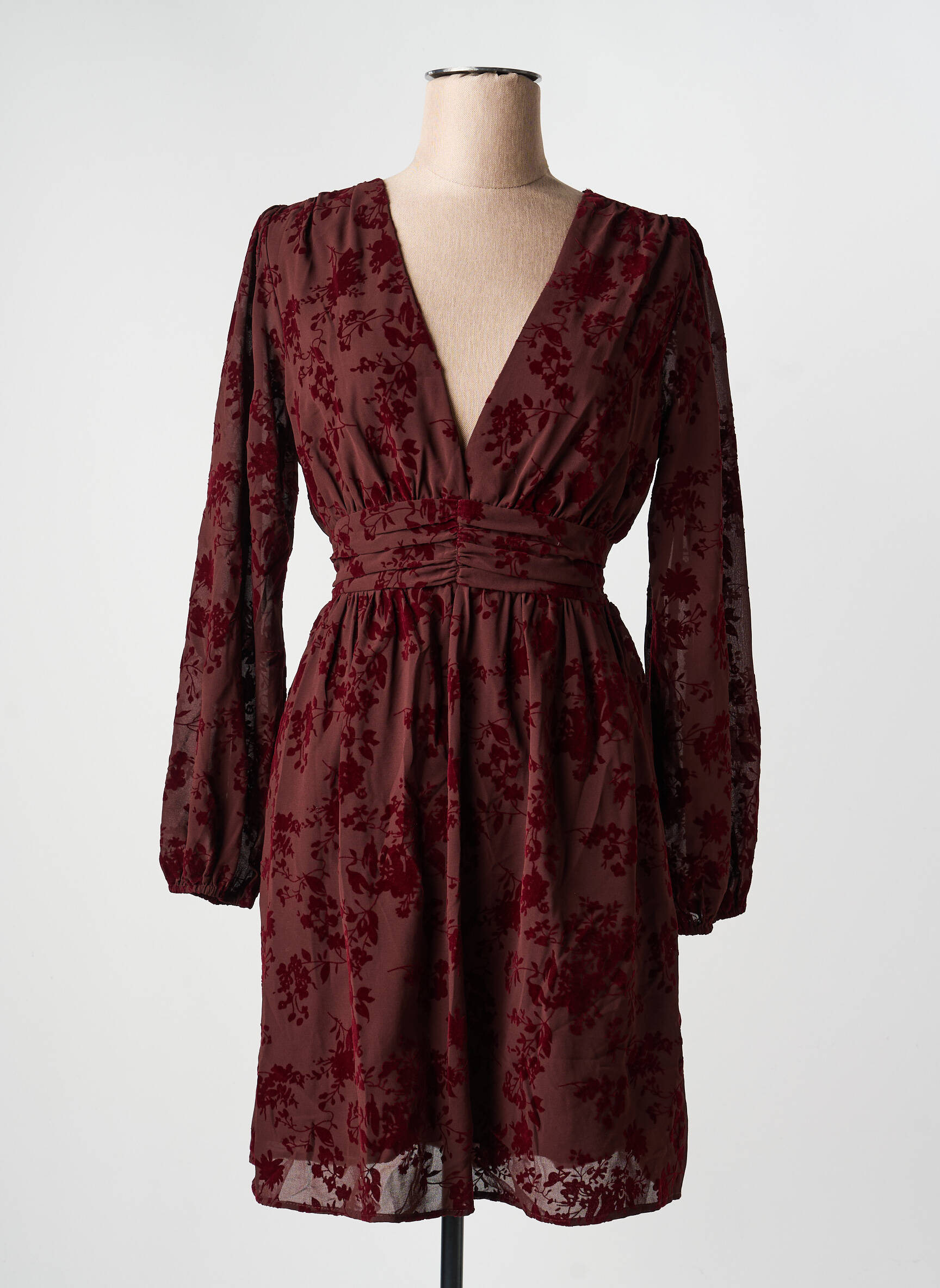 Rochie scurtă mâneci lungi mâneci lungi roșu MAELLE femeie