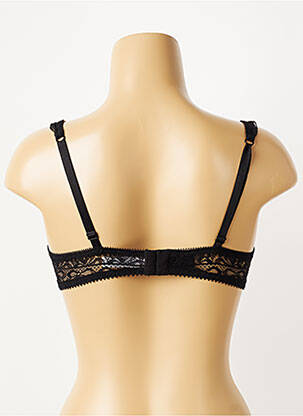 Sutien efect material satinat top sutien modelat negru MAISON LEJABY femeie