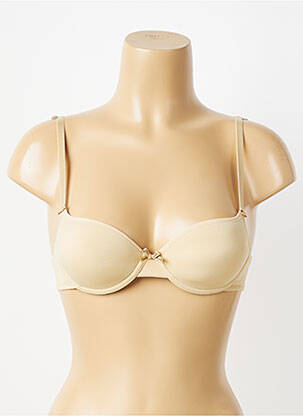 Sutien efect material satinat top sutien push-up piele CHANTELLE femeie