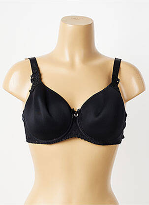 Sutien broderie top sutien modelat negru SECRET D'EVA femeie