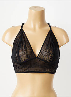 Sutien fără armatură top sutien tip racerback negru SLOGGI femeie